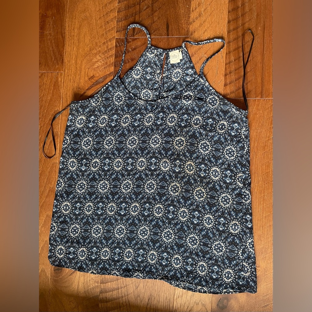 Anthropologie Paper Crane Halter Top